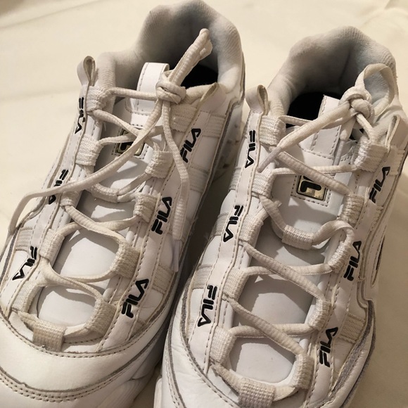 FILA Mens D Formation 1CM00489-120 White Casual Sneakers - Picture 11 of 16